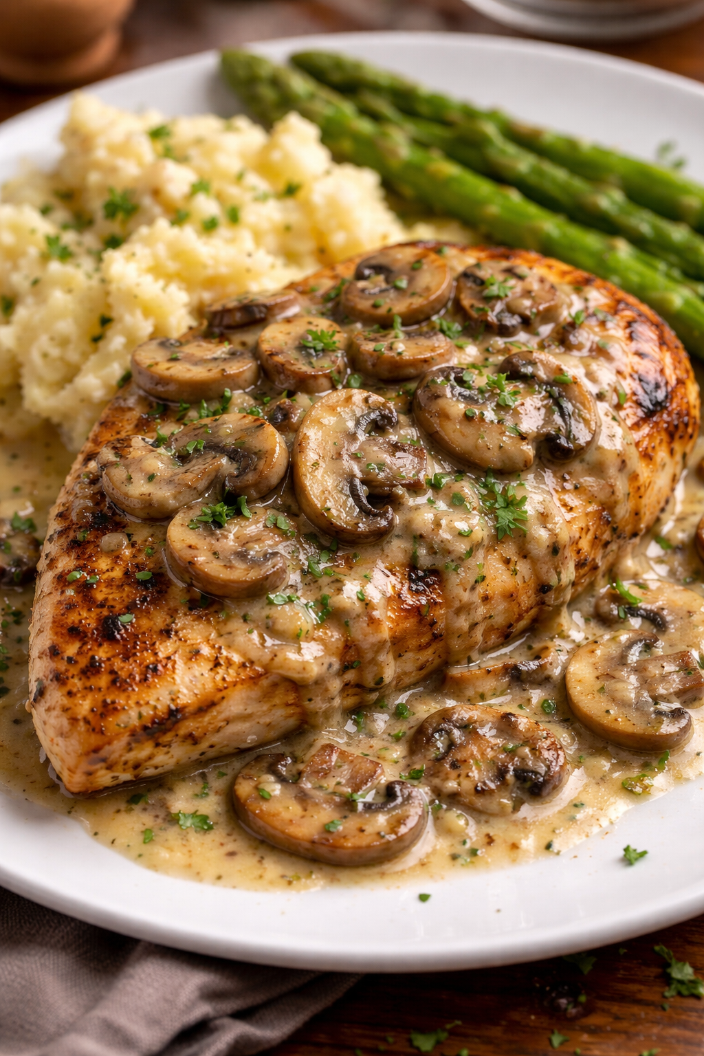 Chicken Steak Mushroom